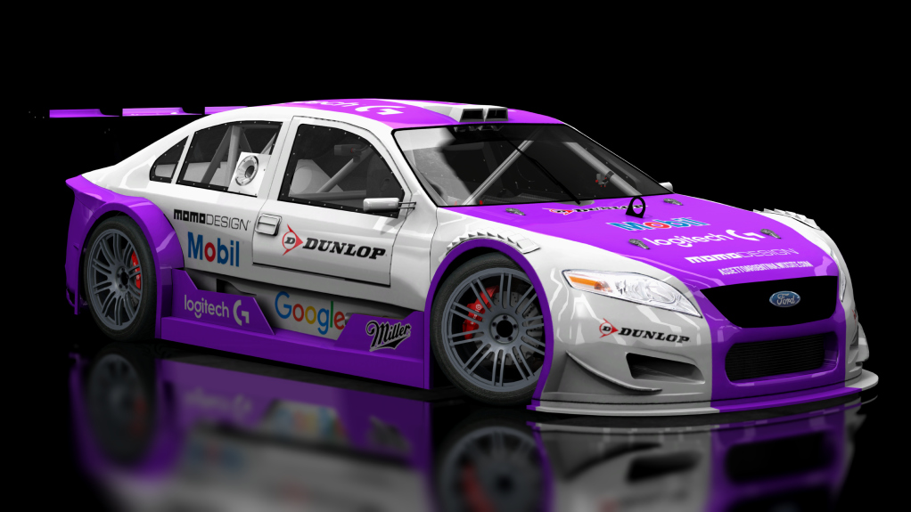 Top Car Ford Mondeo, skin purple_team