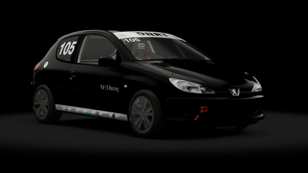 Peugeot 206 GTi Cup, skin 105_Jansen