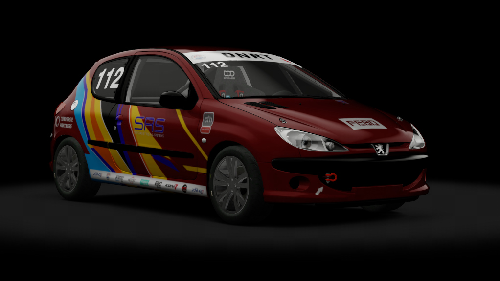 Peugeot 206 GTi Cup, skin 112_Stam