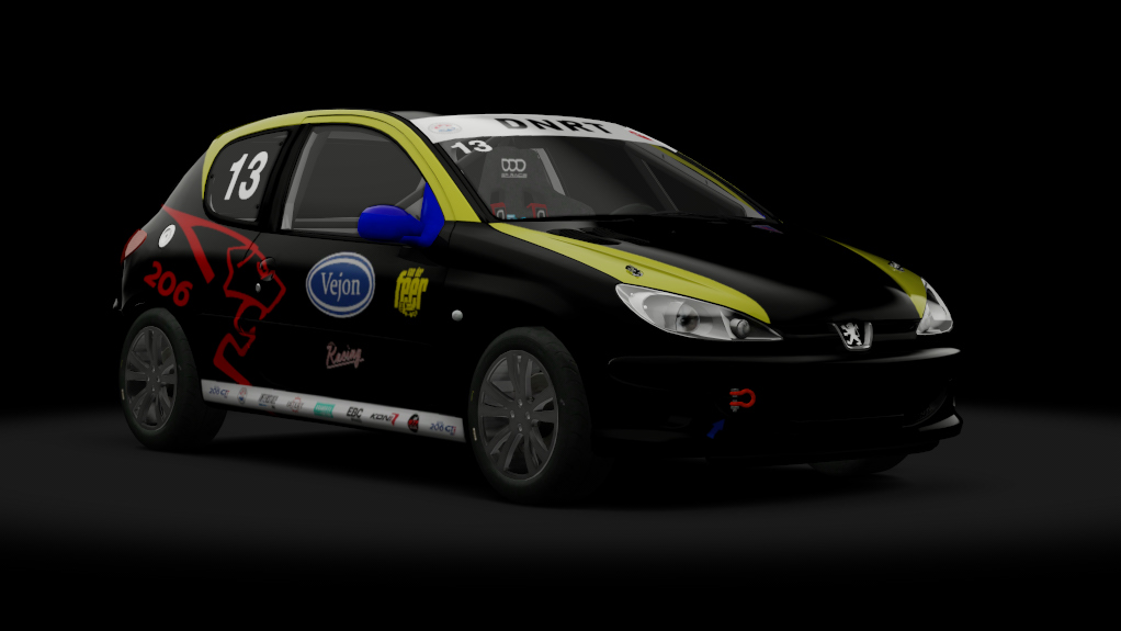 Peugeot 206 GTi Cup, skin 13_Vejon