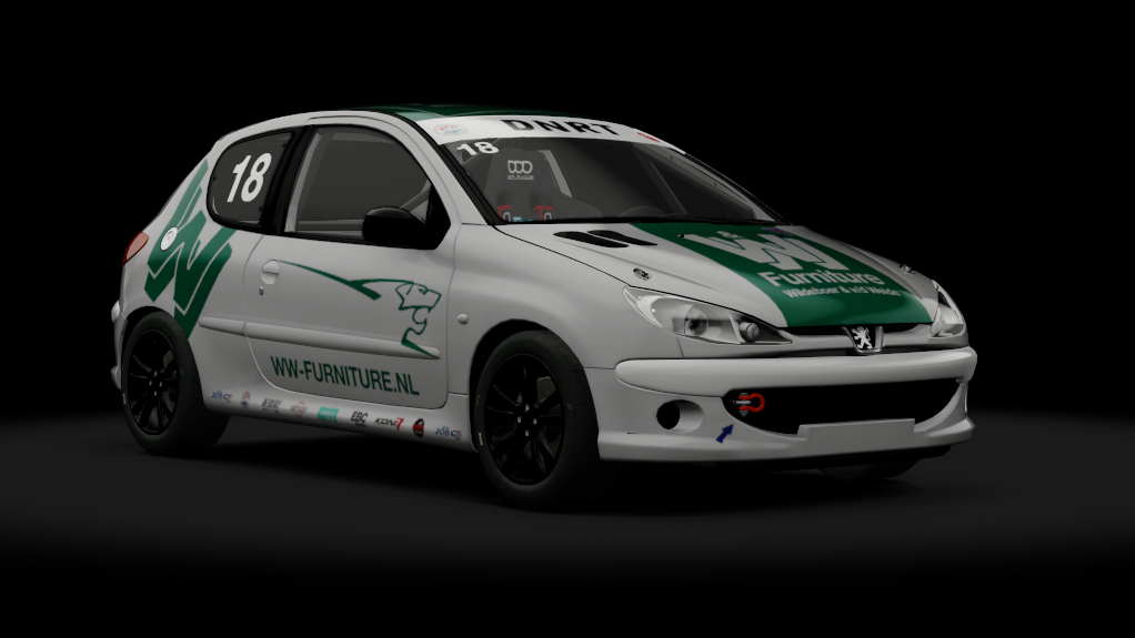 Peugeot 206 GTi Cup, skin 18_vdWeide