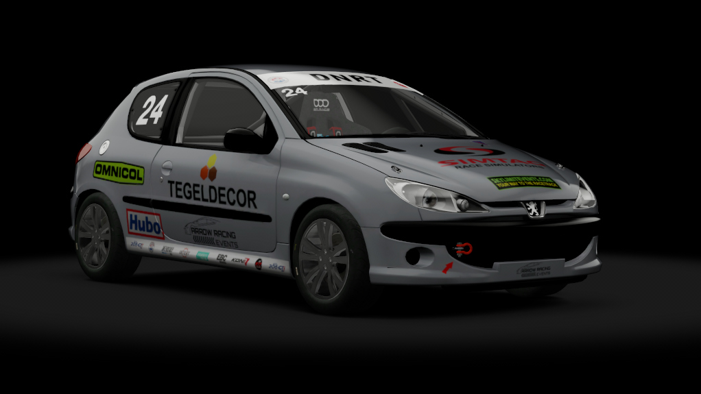 Peugeot 206 GTi Cup, skin 24_Arrow