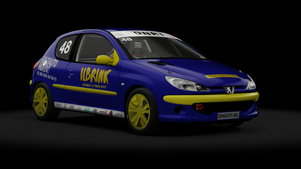 Peugeot 206 GTi Cup, skin 48_Ilbrink