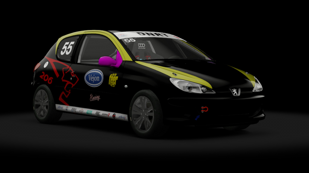 Peugeot 206 GTi Cup, skin 55_Vejon