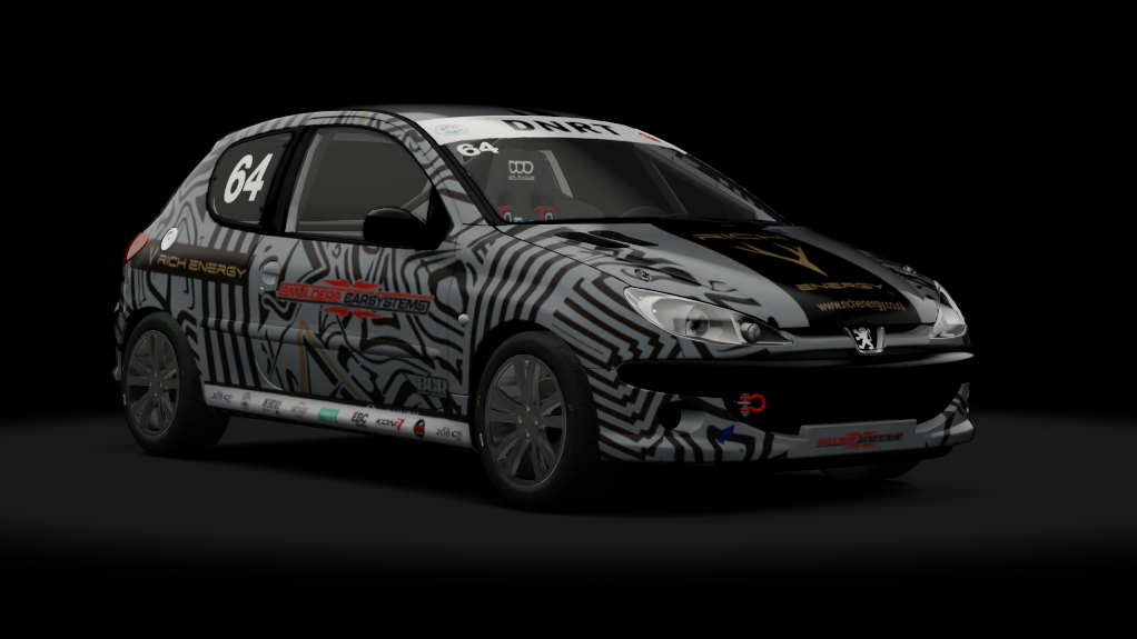 Peugeot 206 GTi Cup, skin 64_Smulders