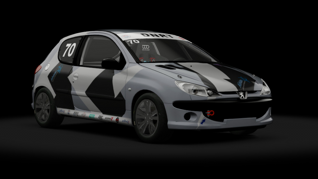 Peugeot 206 GTi Cup, skin 70_Mekking