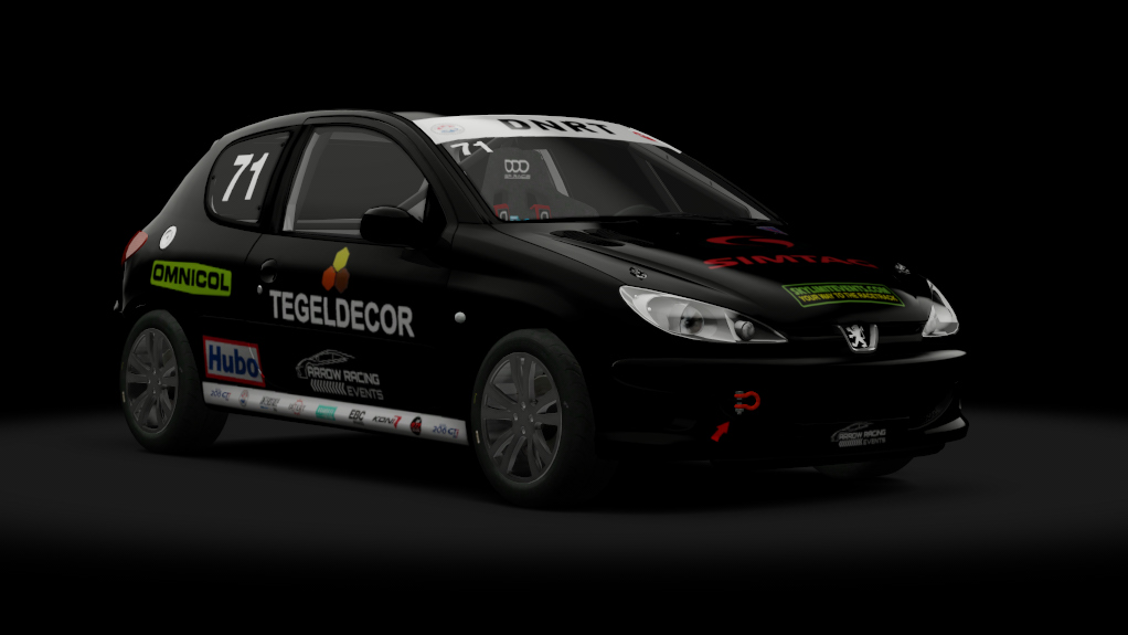 Peugeot 206 GTi Cup, skin 71_Arrow