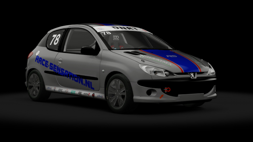 Peugeot 206 GTi Cup, skin 78_RaceSensation