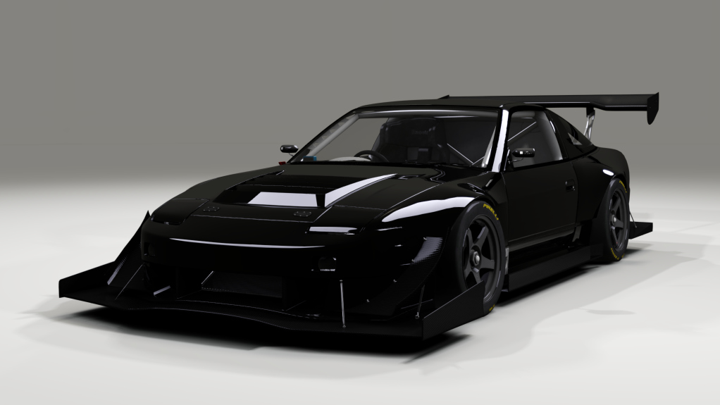 Nissan 180SX Time Attack, skin black