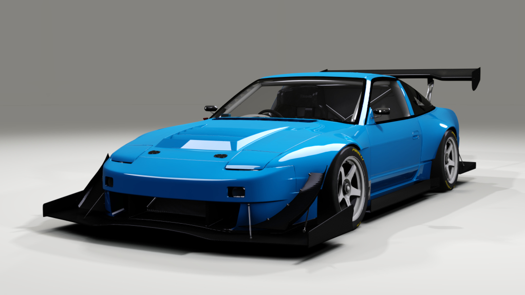 Nissan 180SX Time Attack, skin blue