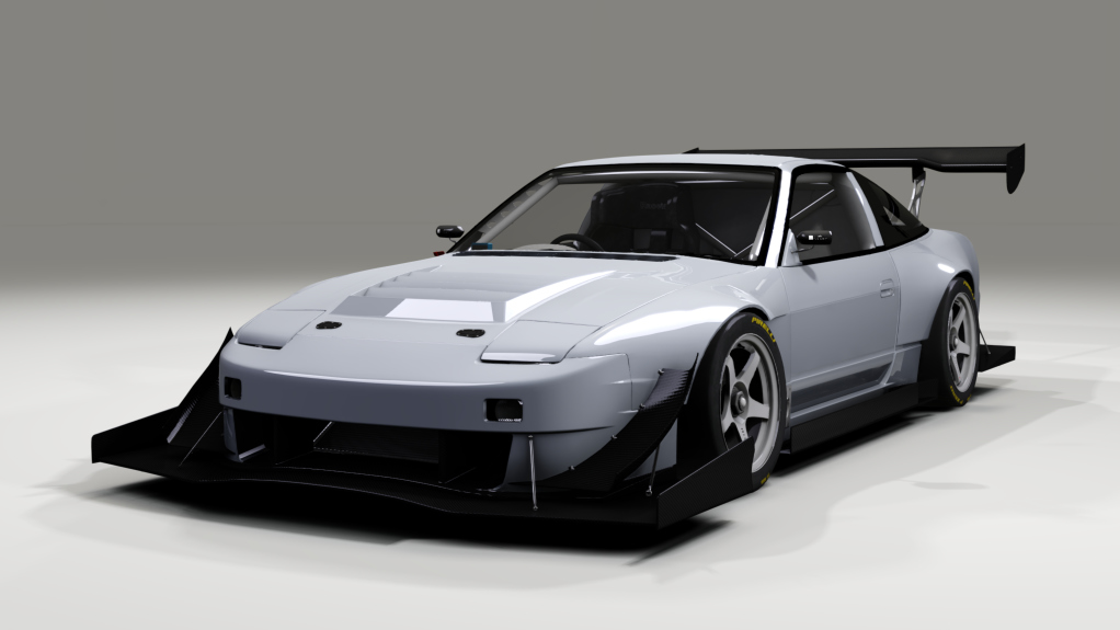 Nissan 180SX Time Attack, skin envy_opal_white