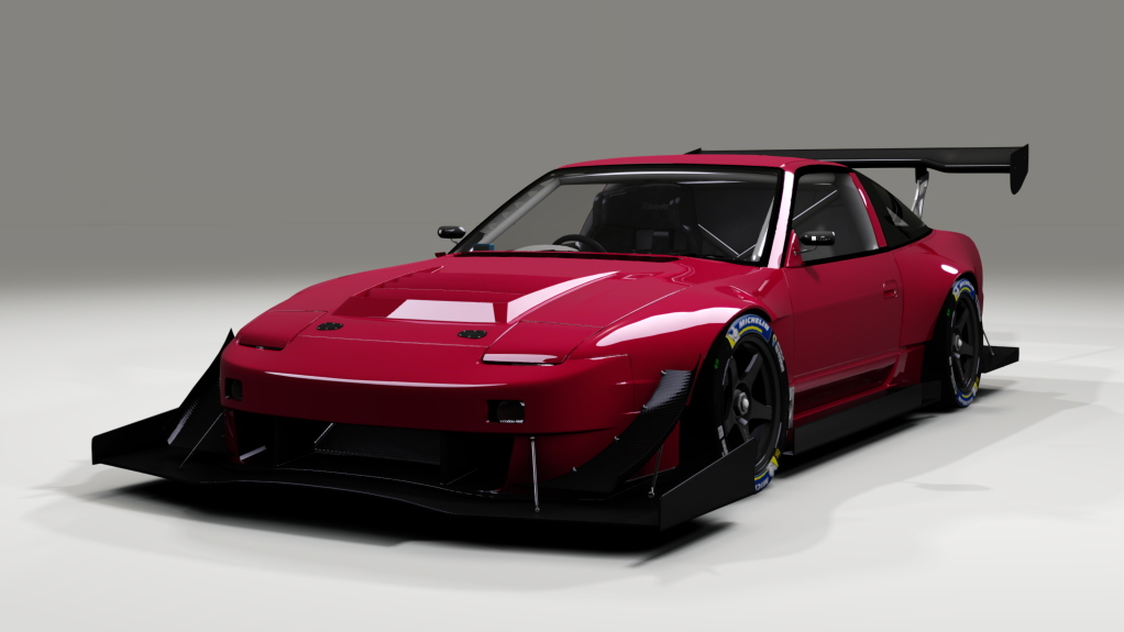 Nissan 180SX Time Attack, skin envy_signal_red