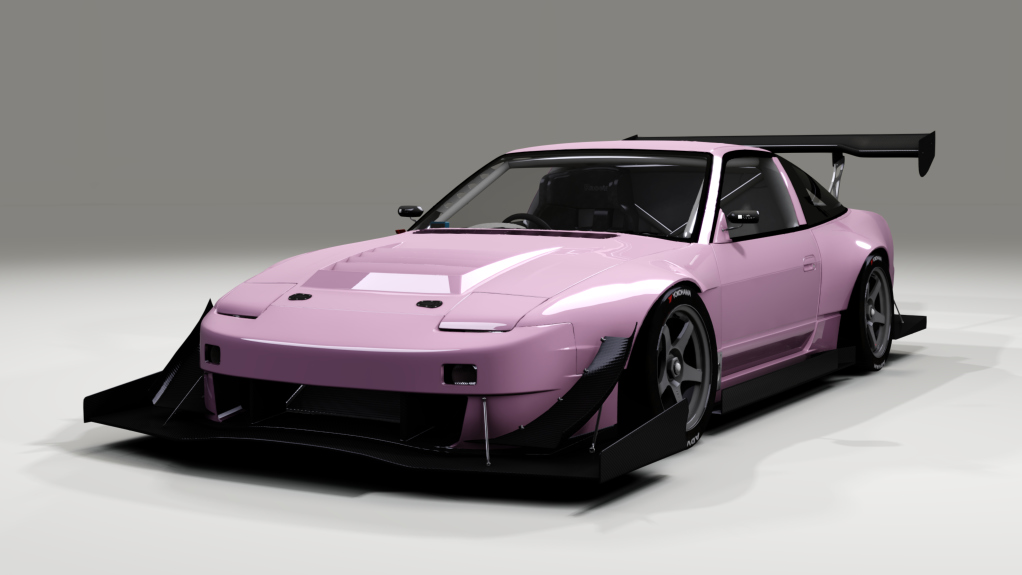 Nissan 180SX Time Attack, skin pink