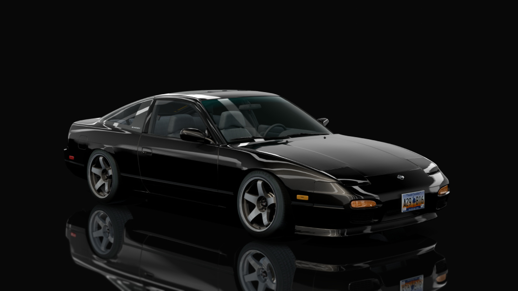 DWG Nissan 240SX Hatch, skin Black