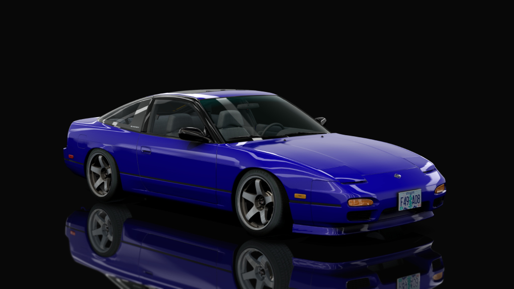 DWG Nissan 240SX Hatch, skin Blue