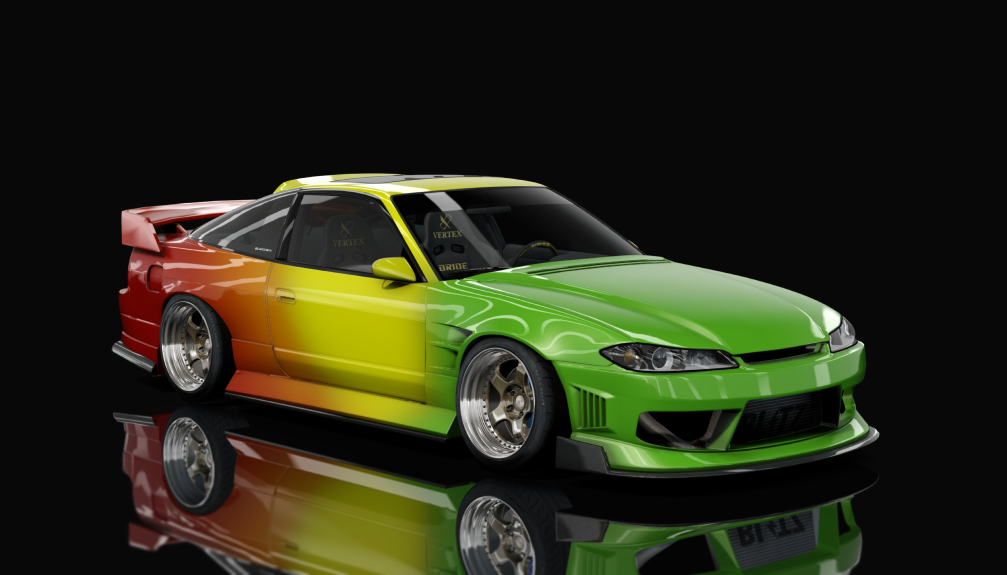 DWG Nissan 240sx S13.5, skin Rasta