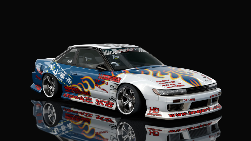 DWG Nissan Silvia PS13 BN Sports, skin ABOS13