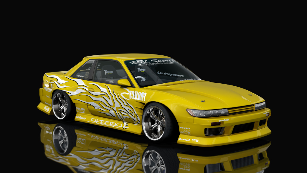 DWG Nissan Silvia PS13 BN Sports, skin BN Demo