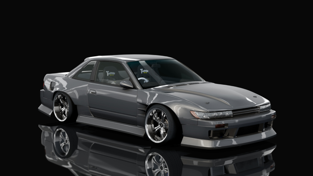 DWG Nissan Silvia PS13 BN Sports, skin dark_silver