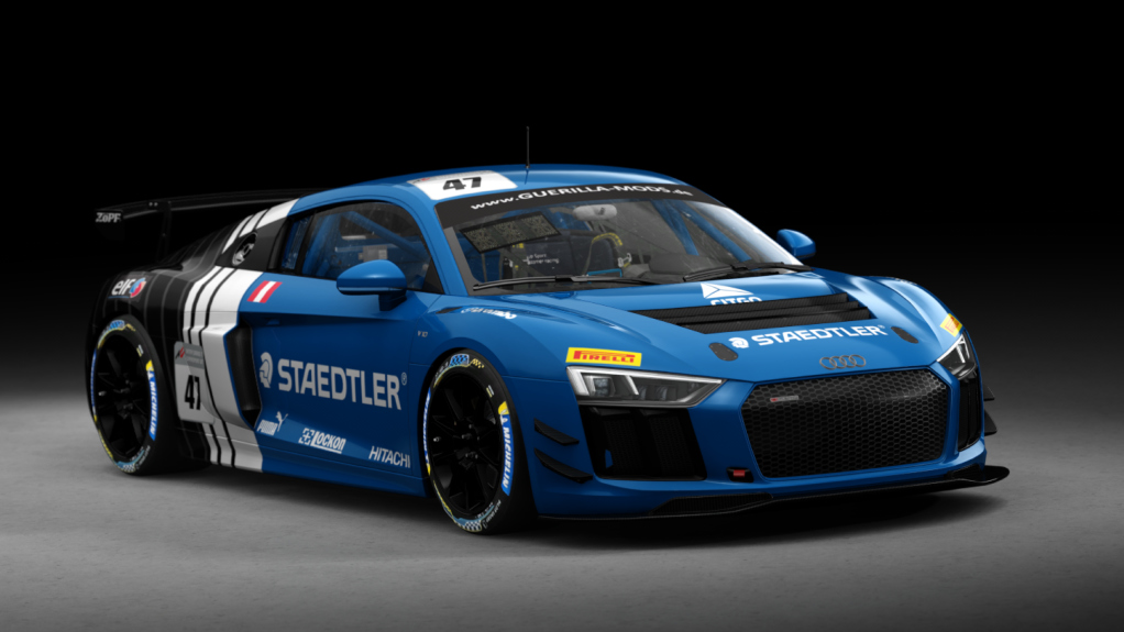 Audi R8 LMS GT4, skin 47-staedtler