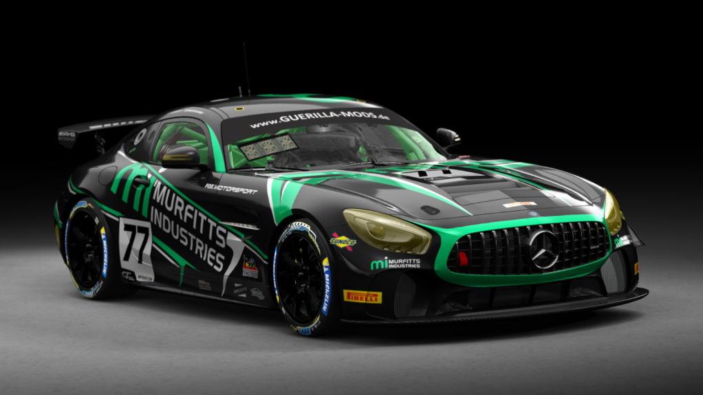 Mercedes AMG GT4, skin british_gt_championship_2019_FOX_77