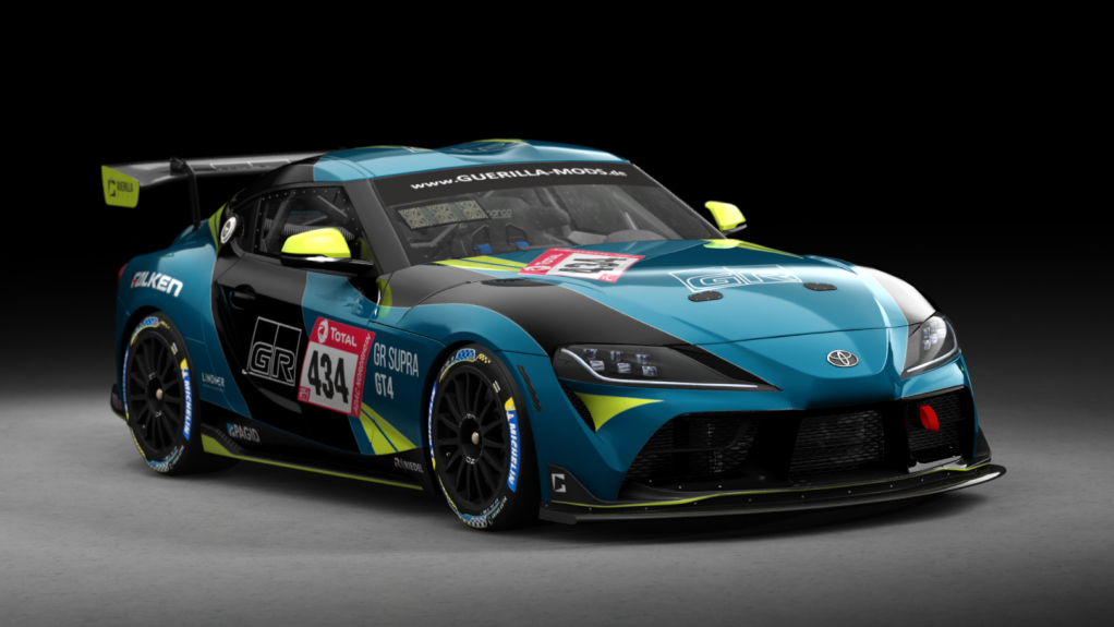 Toyota Supra GT4, skin GR_Racing_Blue