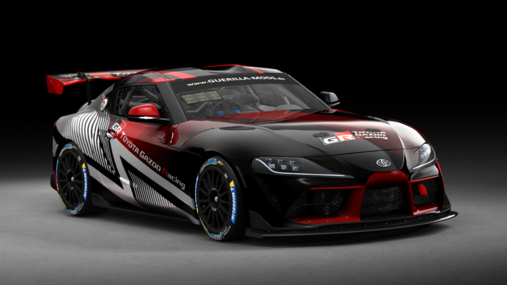 Toyota Supra GT4, skin GR_Racing_Red_White