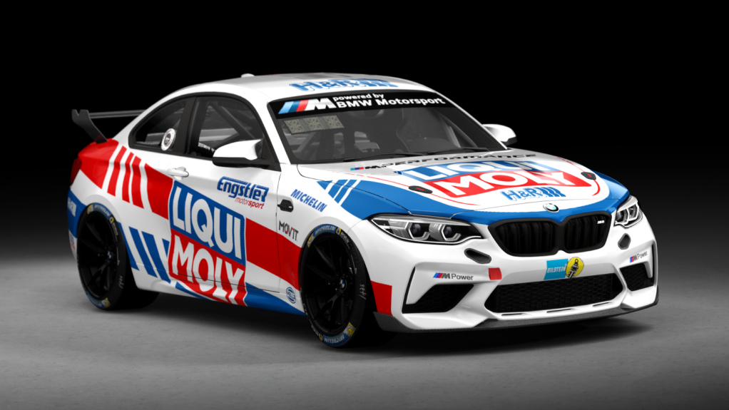 BMW M2 CS Racing, skin BMW Liqui Moly