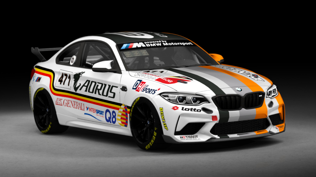 BMW M2 CS Racing, skin BMW MBM 471