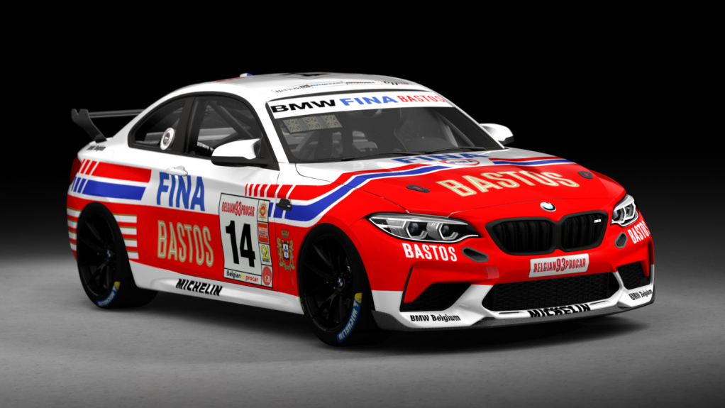 BMW M2 CS Racing, skin Procar 1993 BMW Bastos 14