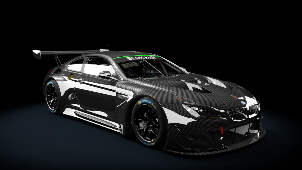 BMW M6 GT3 ACC, skin carbon