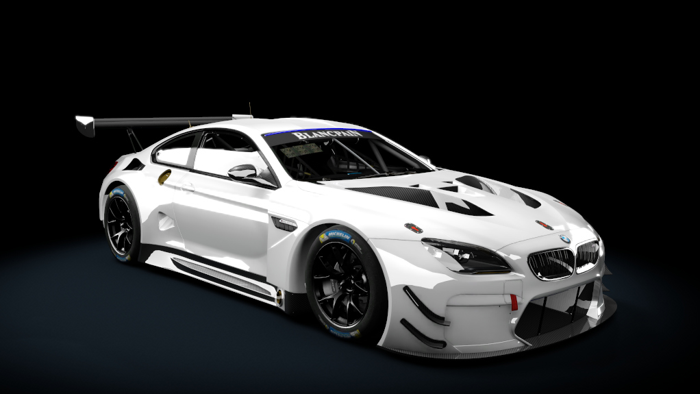 BMW M6 GT3 ACC, skin white