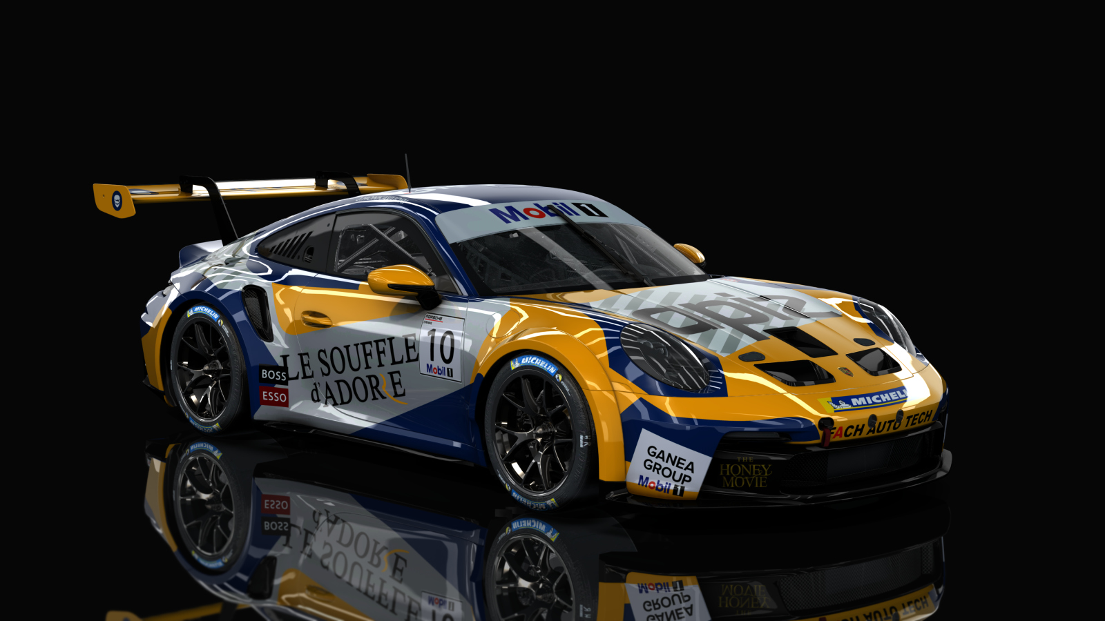 Porsche 911 GT3 Cup 992, skin #10 - FACH AUTO TECH