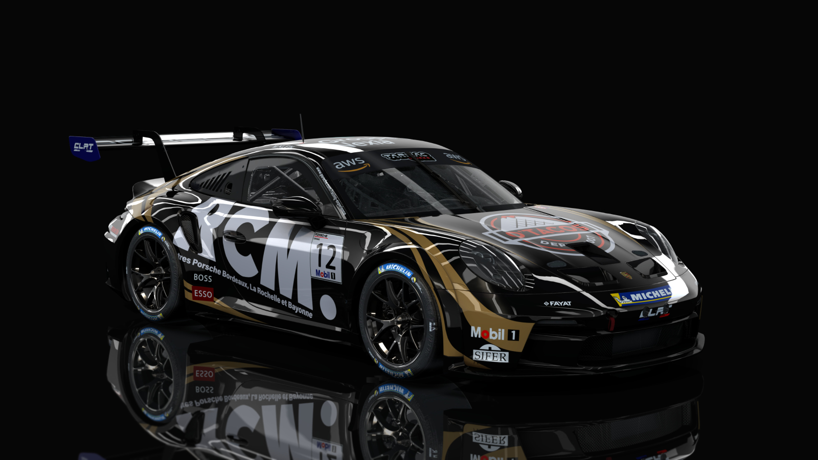 Porsche 911 GT3 Cup 992, skin #12 - CLRT