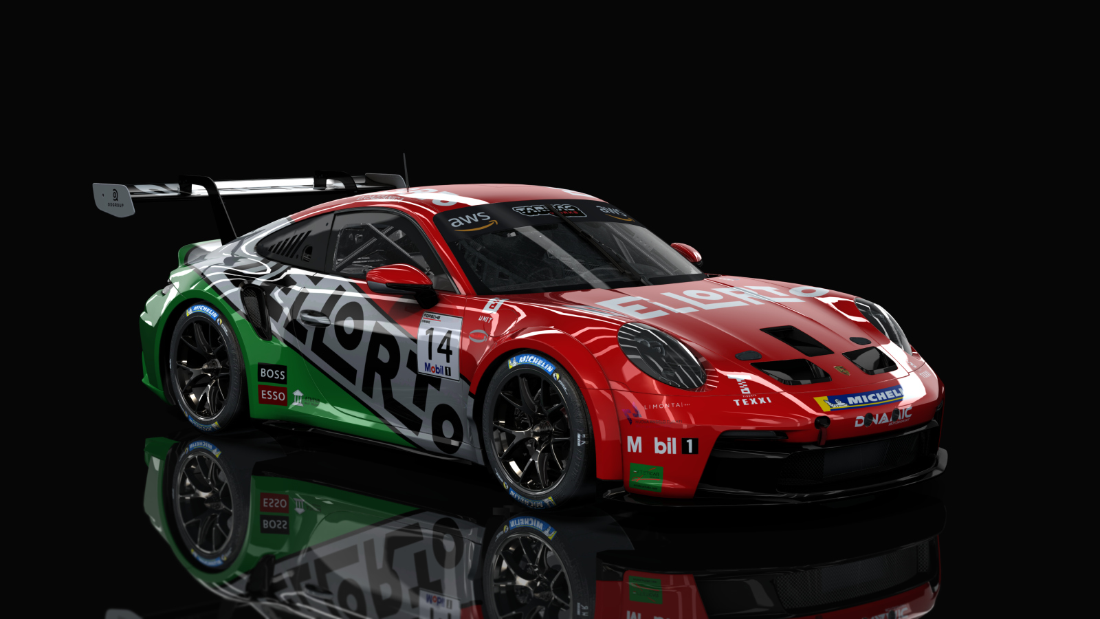 Porsche 911 GT3 Cup 992, skin #14 - DINAMIC MOTORSPORT