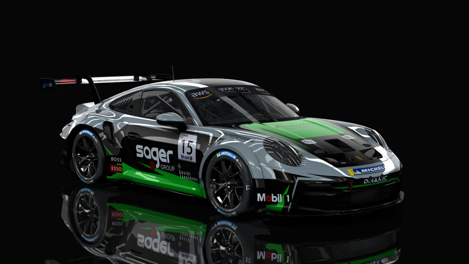 Porsche 911 GT3 Cup 992, skin #15 - DINAMIC MOTORSPORT