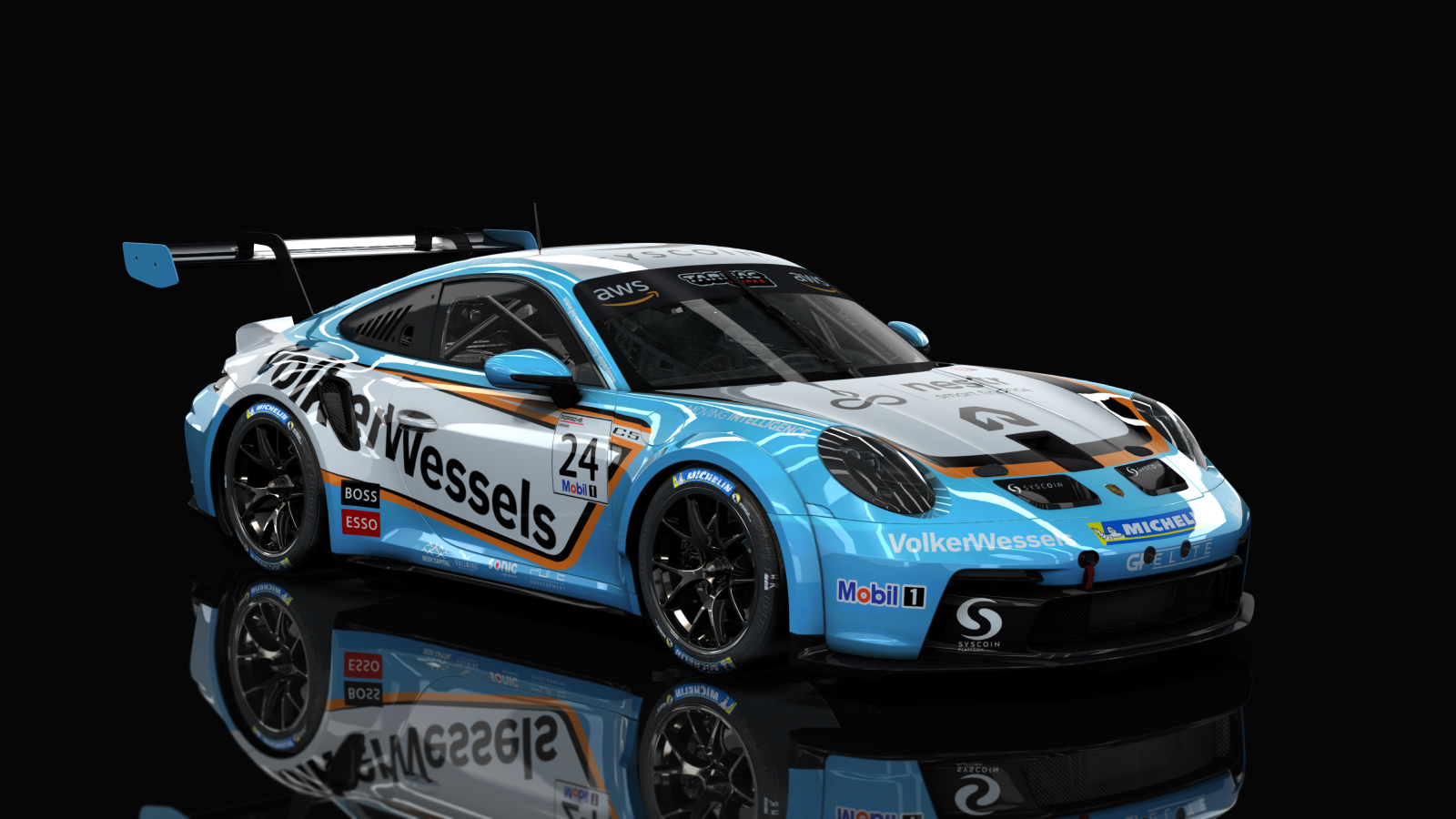 Porsche 911 GT3 Cup 992, skin #24 - TEAM GP ELITE