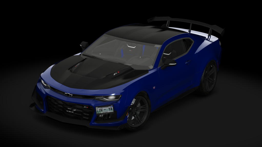 Chevrolet Camaro ZL1 1LE 2019 Manual, skin Midnight Blue