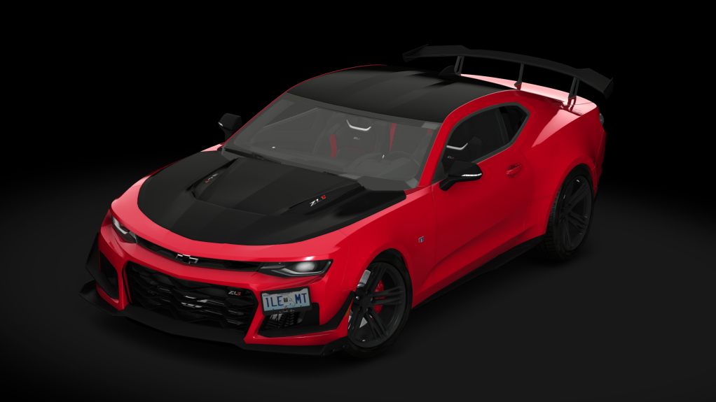 Chevrolet Camaro ZL1 1LE 2019 Manual, skin Red Hot