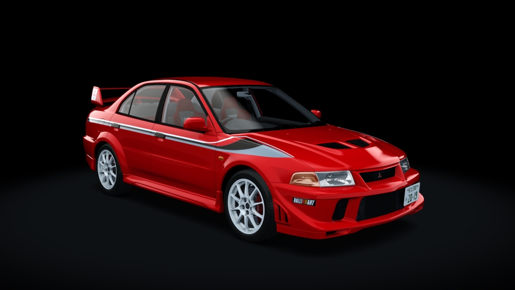 Mitsubishi Lancer Evolution VI Tommi Mäkinen Edition, skin 06_passion_red_brands