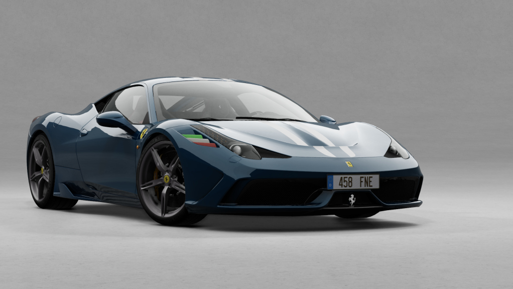 Ferrari 458 Speciale, skin Blu_Swaters_Italia