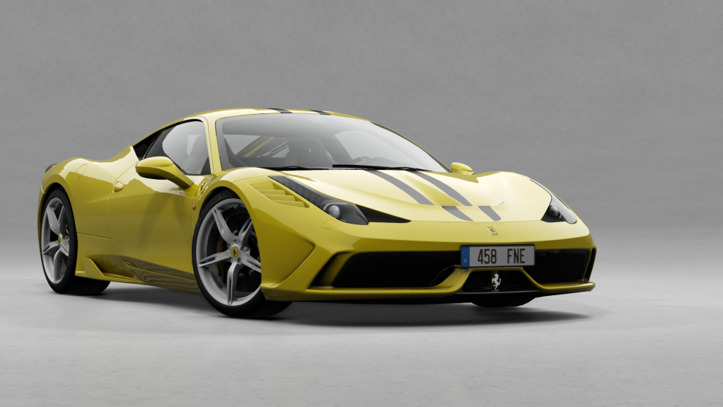 Ferrari 458 Speciale, skin Giallo_Modena