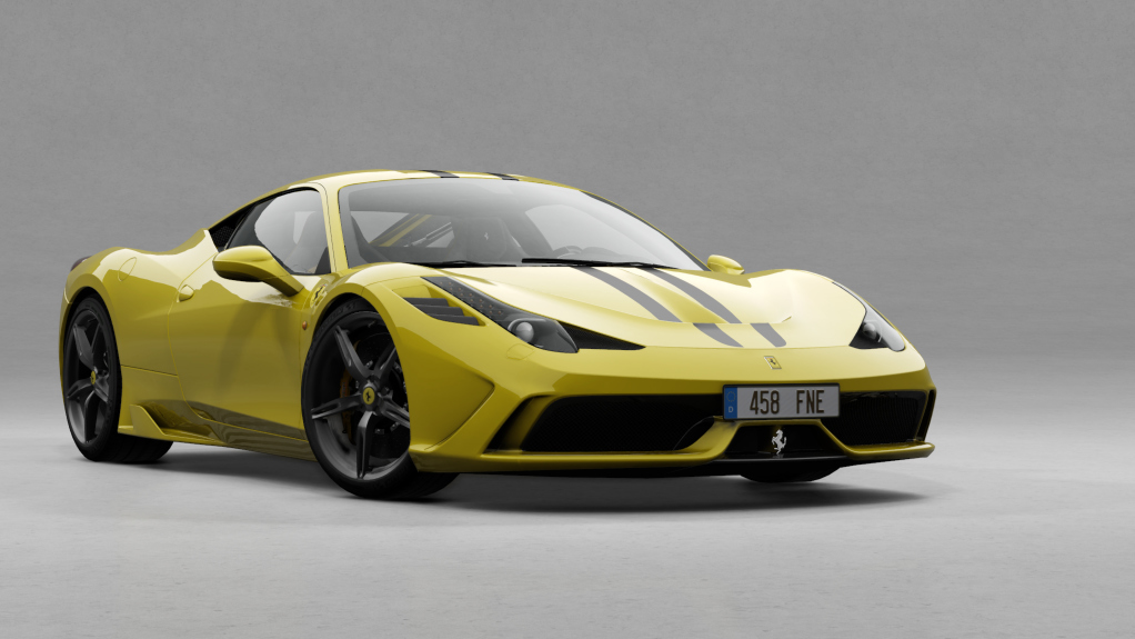 Ferrari 458 Speciale, skin Giallo_Modena_2