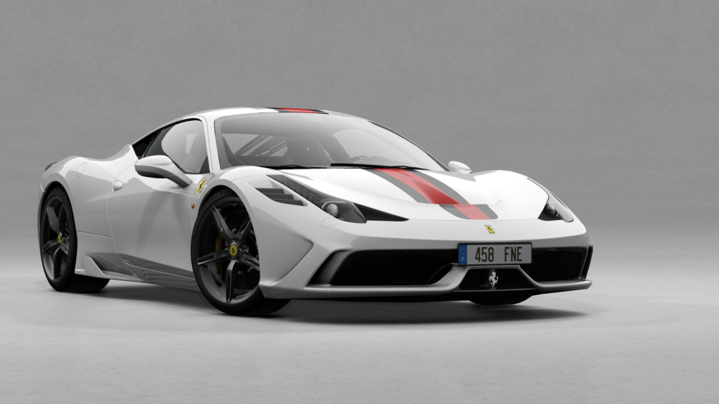 Ferrari 458 Speciale, skin Grigio_rosso_2