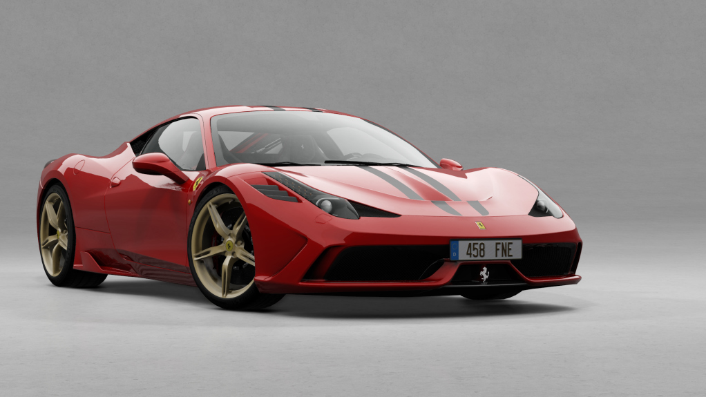 Ferrari 458 Speciale, skin Rosso_Corsa_2