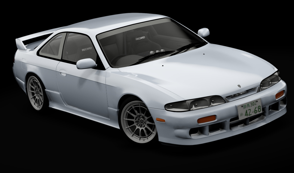 Nissan Silvia S14 Navan, skin misty_blue_metallic