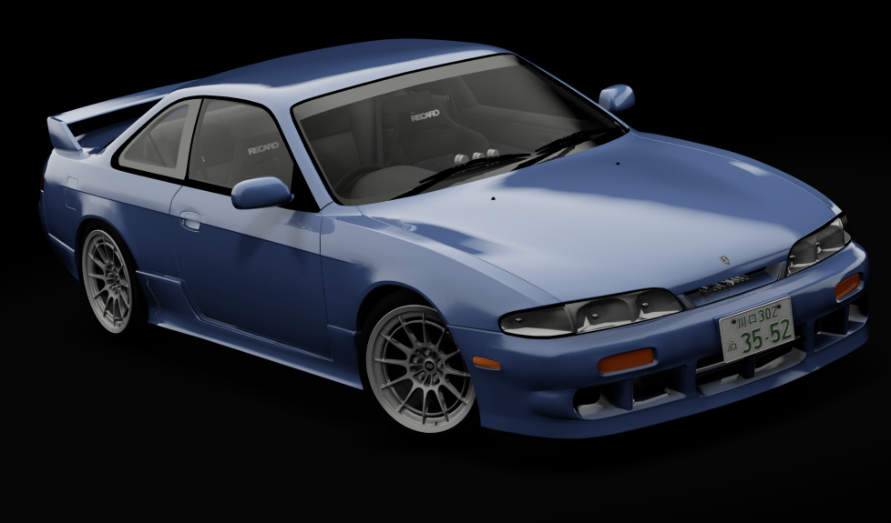 Nissan Silvia S14 Navan, skin sapphire_blue