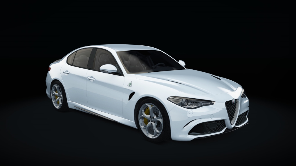 Alfa Romeo Giulia Quadrifoglio, skin 01_Bianco_Trofeo