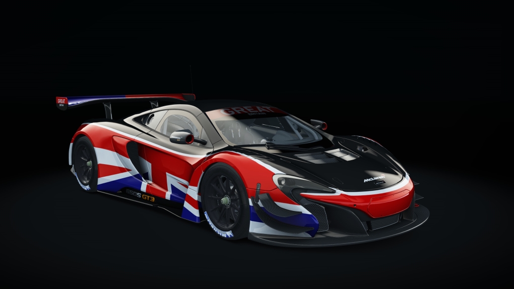 McLaren 650S GT3, skin w_great_britain