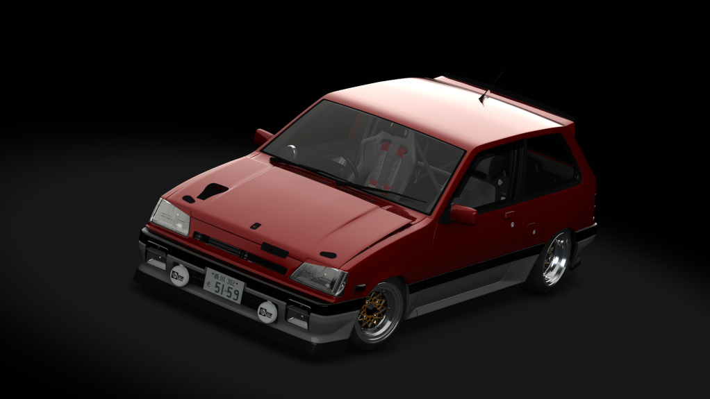 LM - Suzuki Cultus - D16A Vtec Swap, skin RED 1